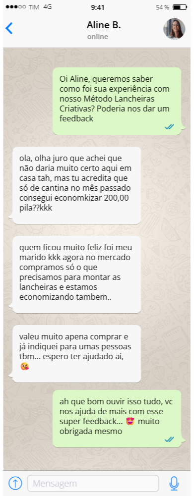 Depoimento de mãe